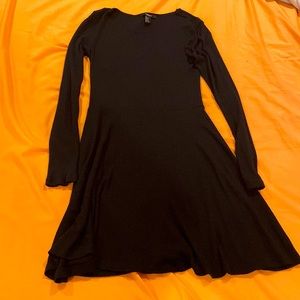 Black skater dress